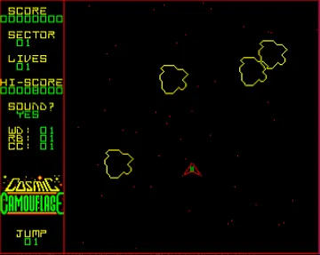 Cosmic Camouflage (1988)(Acornsoft-Superior Software)[a] screen shot game playing